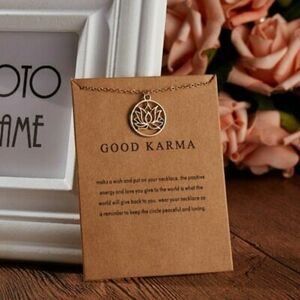 Good Karma Lotus Necklace
